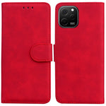 PU Leather Shell for Huawei nova Y61 4G / Enjoy 50z 4G Solid Color Phone Case Wallet Stand Cell Phone Cover