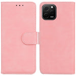 PU Leather Shell for Huawei nova Y61 4G / Enjoy 50z 4G Solid Color Phone Case Wallet Stand Cell Phone Cover