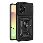 Xiaomi Redmi Note 12 4G Stativ mobilskal Skjutbart Linsskydd PC+TPU Skal