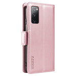 YIKATU YK-003 Plånboksfodral för Samsung Galaxy S20 FE / S20 FE 5G / S20 FE 2022 / S20 Lite, PU-läder stativ magnetiskt mobilskal