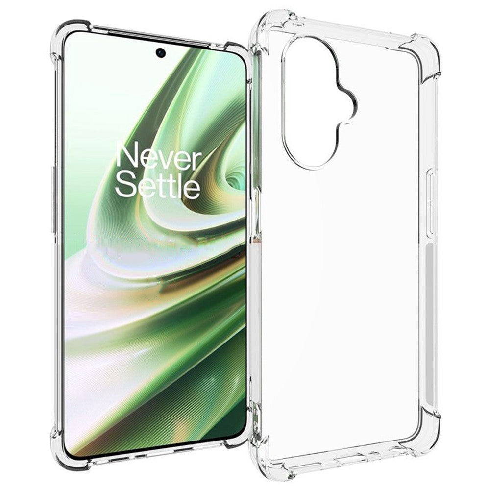 OnePlus Nord CE 3 Lite 5G / Nord N30 5G Transparent TPU-mobilskal Halkfritt fallskyddande krockkuddeskyddande mobilskydd