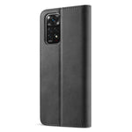 LC.IMEEKE For Xiaomi Redmi Note 12 Pro 4G / Note 11 Pro 4G (MediaTek) / Note 11 Pro 5G (Qualcomm) Leather Phone Cover Calf Texture Stand Wallet Case