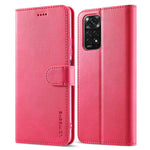LC.IMEEKE For Xiaomi Redmi Note 12 Pro 4G / Note 11 Pro 4G (MediaTek) / Note 11 Pro 5G (Qualcomm) Leather Phone Cover Calf Texture Stand Wallet Case
