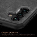 Samsung Galaxy A24 4G (162,1 x 77,6 x 8,3 mm) Vintage-mobilcover i PU-læder + ridsefast TPU-bagcover