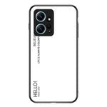 Xiaomi Redmi Note 12 4G mobilskal Härdat Glas + PC + TPU Gradient Mobilmobilskal