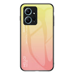 Xiaomi Redmi Note 12 4G mobilskal Härdat Glas + PC + TPU Gradient Mobilmobilskal