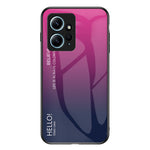 Xiaomi Redmi Note 12 4G mobilskal Härdat Glas + PC + TPU Gradient Mobilmobilskal