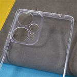 For Xiaomi Redmi Note 12 Turbo / Poco F5 5G Transparent TPU Phone Case Ultra-Thin Drop-Proof Phone Cover