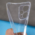 For Xiaomi Redmi Note 12 Turbo / Poco F5 5G Transparent TPU Phone Case Ultra-Thin Drop-Proof Phone Cover