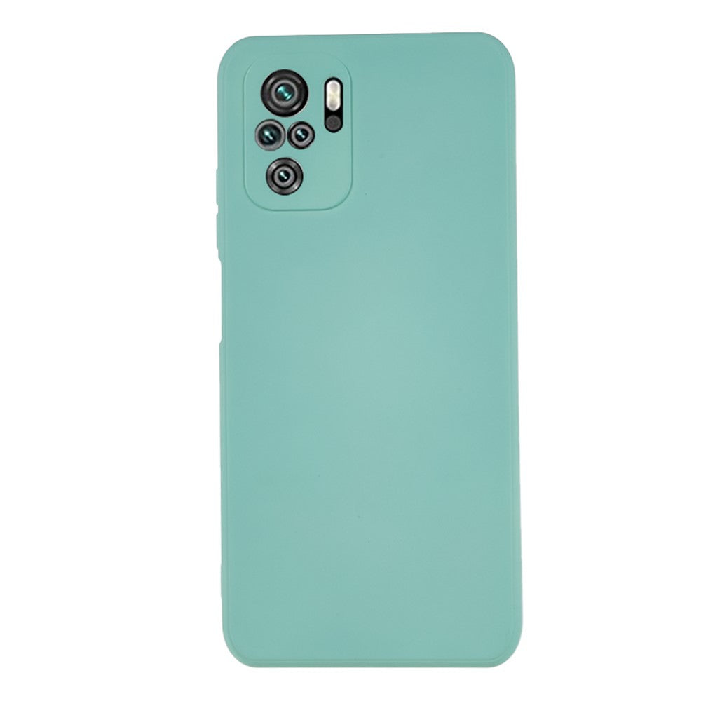 For Xiaomi Redmi Note 10 4G / Note 10S 4G / Poco M5s 4G Rubberized TPU Case Fiber Lining Phone Cover