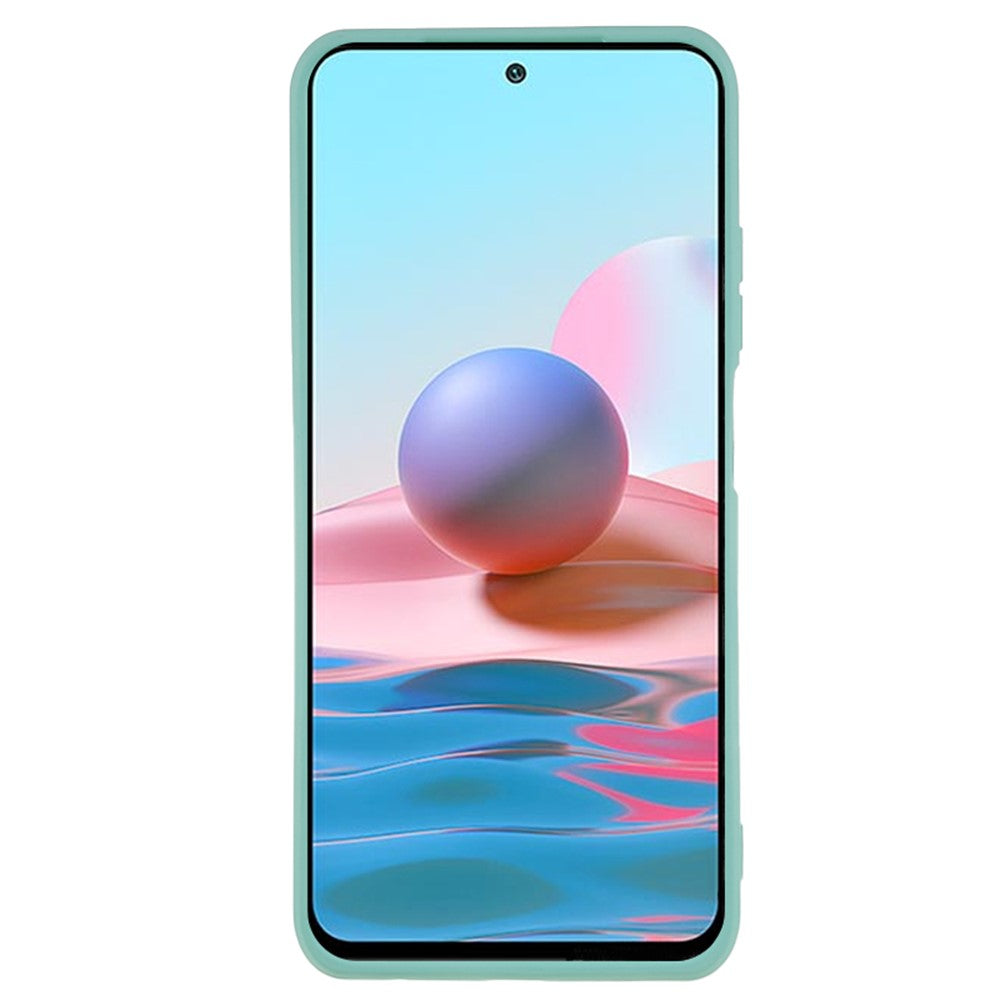 For Xiaomi Redmi Note 10 4G / Note 10S 4G / Poco M5s 4G Rubberized TPU Case Fiber Lining Phone Cover