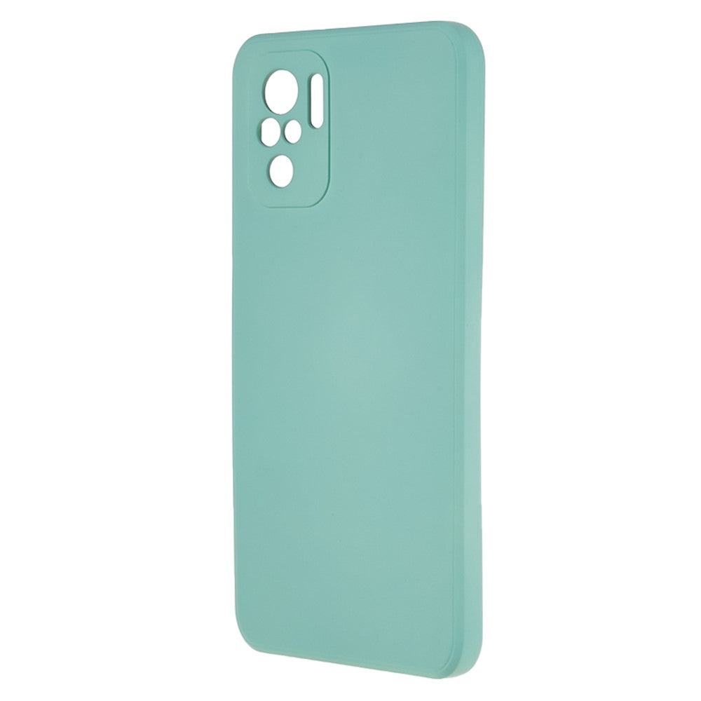For Xiaomi Redmi Note 10 4G / Note 10S 4G / Poco M5s 4G Rubberized TPU Case Fiber Lining Phone Cover