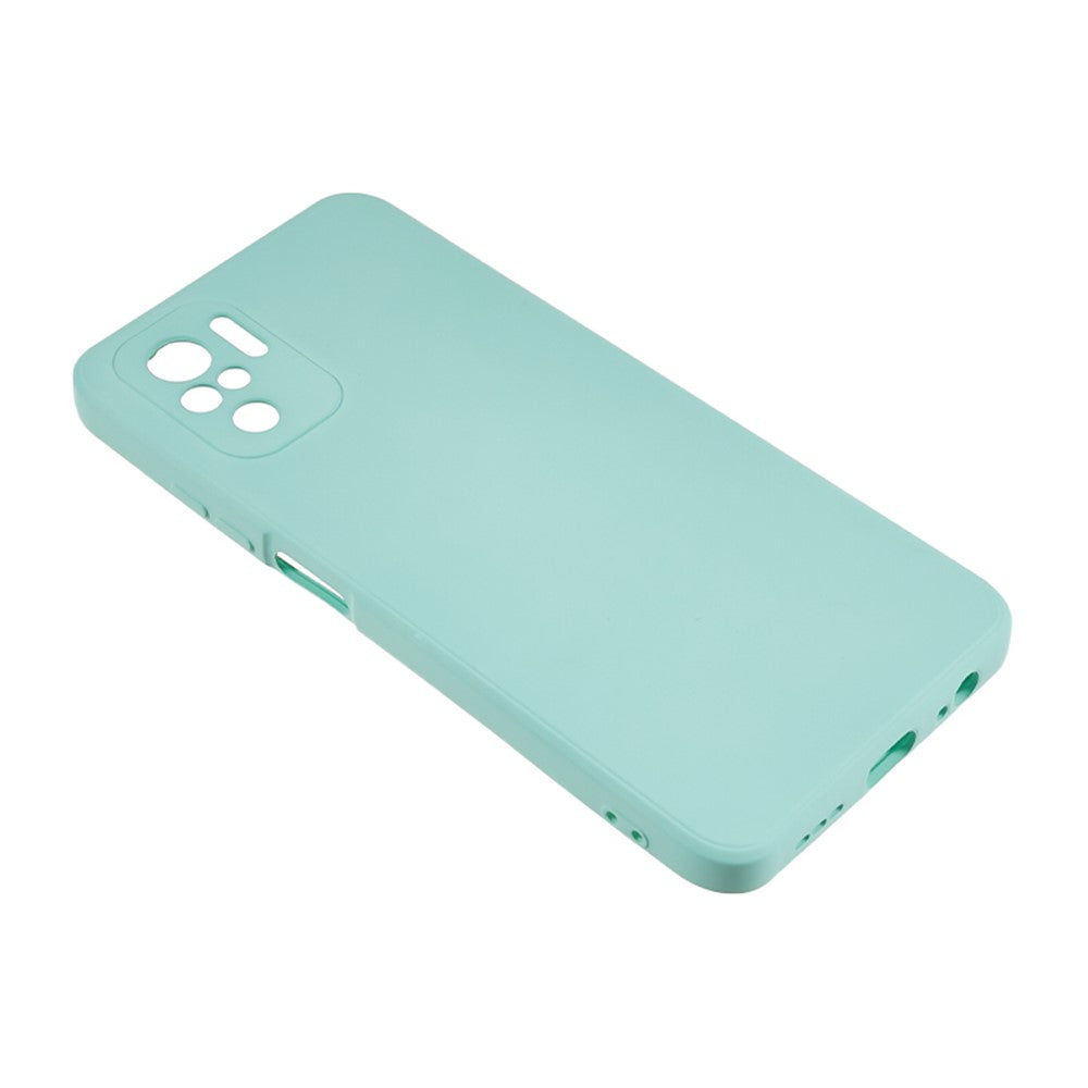For Xiaomi Redmi Note 10 4G / Note 10S 4G / Poco M5s 4G Rubberized TPU Case Fiber Lining Phone Cover
