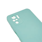 For Xiaomi Redmi Note 10 4G / Note 10S 4G / Poco M5s 4G Rubberized TPU Case Fiber Lining Phone Cover