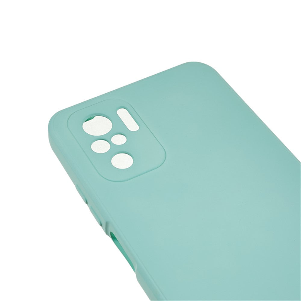 For Xiaomi Redmi Note 10 4G / Note 10S 4G / Poco M5s 4G Rubberized TPU Case Fiber Lining Phone Cover