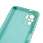 For Xiaomi Redmi Note 10 4G / Note 10S 4G / Poco M5s 4G Rubberized TPU Case Fiber Lining Phone Cover