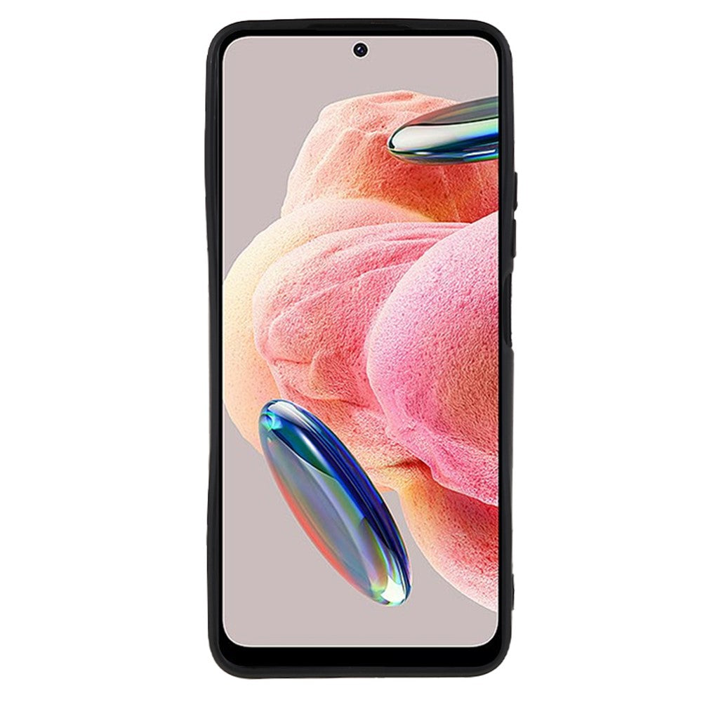 For Xiaomi Redmi Note 12 4G Straight Edge Soft TPU Phone Case Precise Cutout Camera Protection Anti-drop Cover