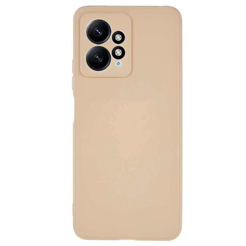 For Xiaomi Redmi Note 12 4G Straight Edge Soft TPU Phone Case Precise Cutout Camera Protection Anti-drop Cover