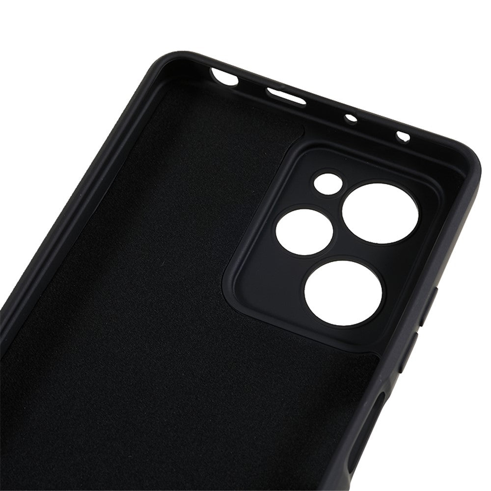 For Xiaomi Redmi Note 12 Pro Speed 5G / Poco X5 Pro 5G TPU Phone Case Fiber Lining Rubberized Phone Cover