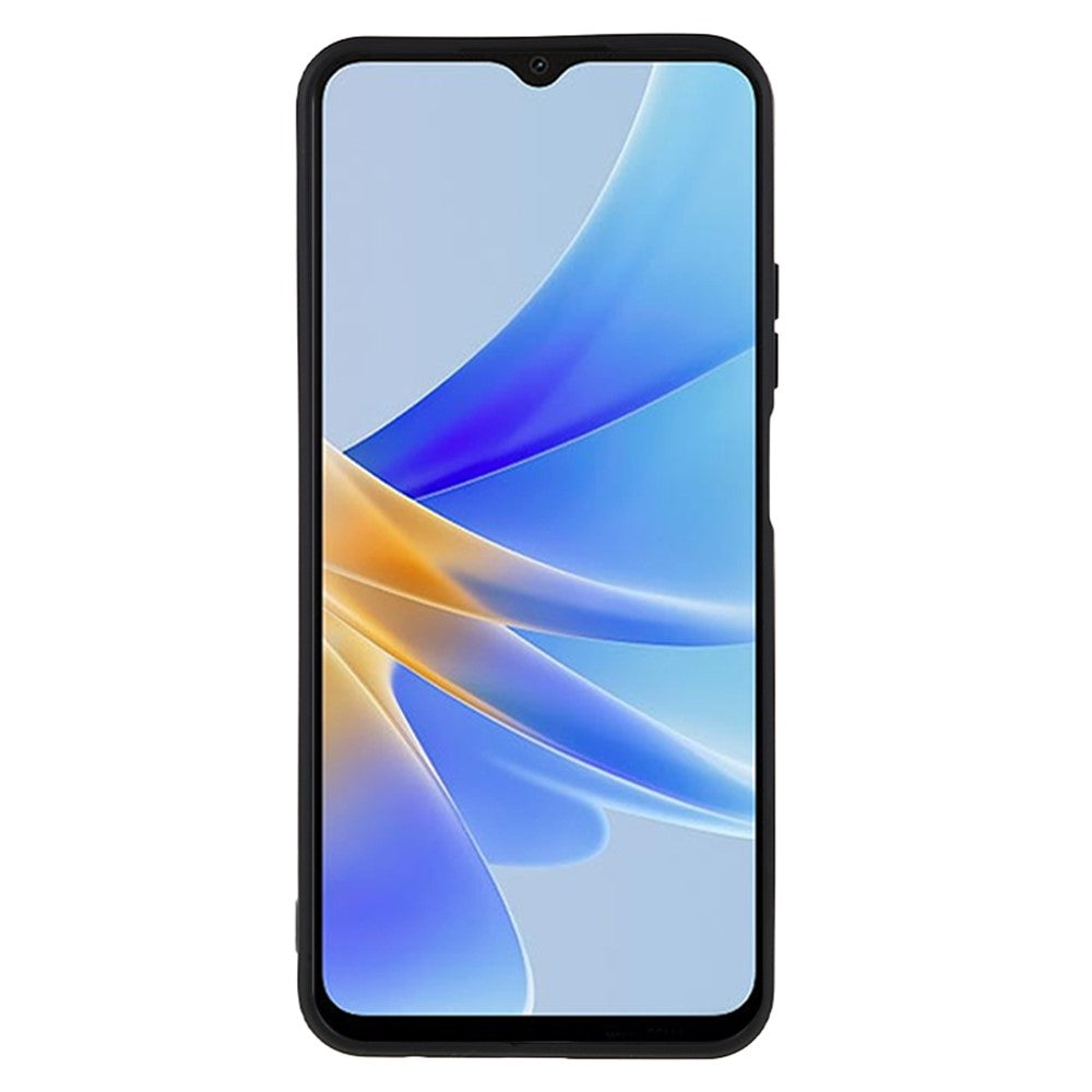 For Oppo A17 4G TPU Straight Edge Phone Case Precise Cutout Camera Protection Cover