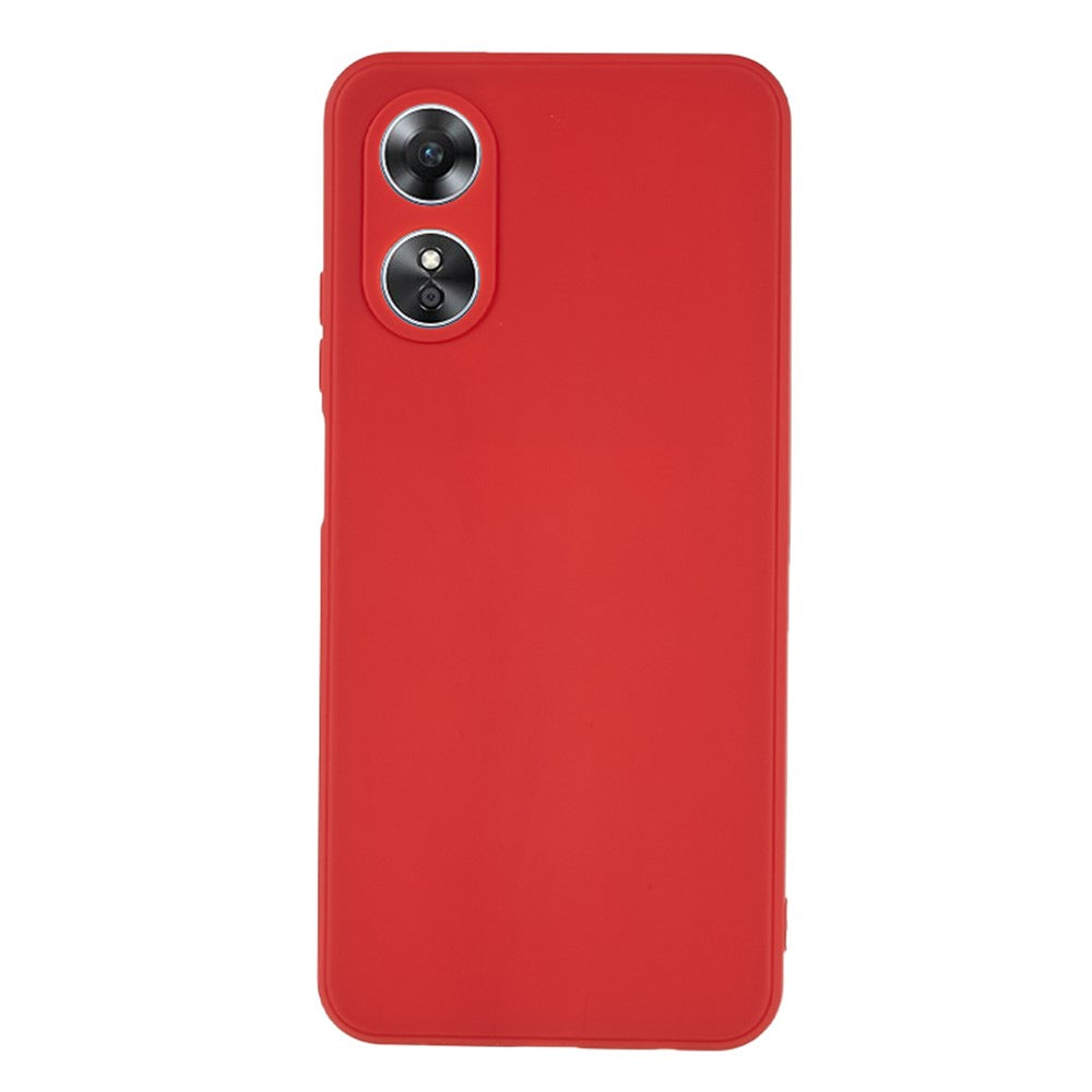For Oppo A17 4G TPU Straight Edge Phone Case Precise Cutout Camera Protection Cover