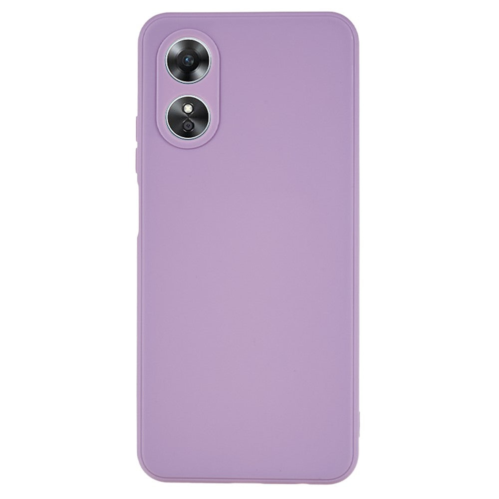 For Oppo A17 4G TPU Straight Edge Phone Case Precise Cutout Camera Protection Cover