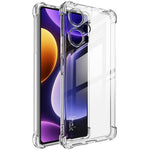 IMAK For Xiaomi Redmi Note 12 Turbo / Poco F5 5G Flexible TPU Phone Case Clear Shockproof Airbag Cover