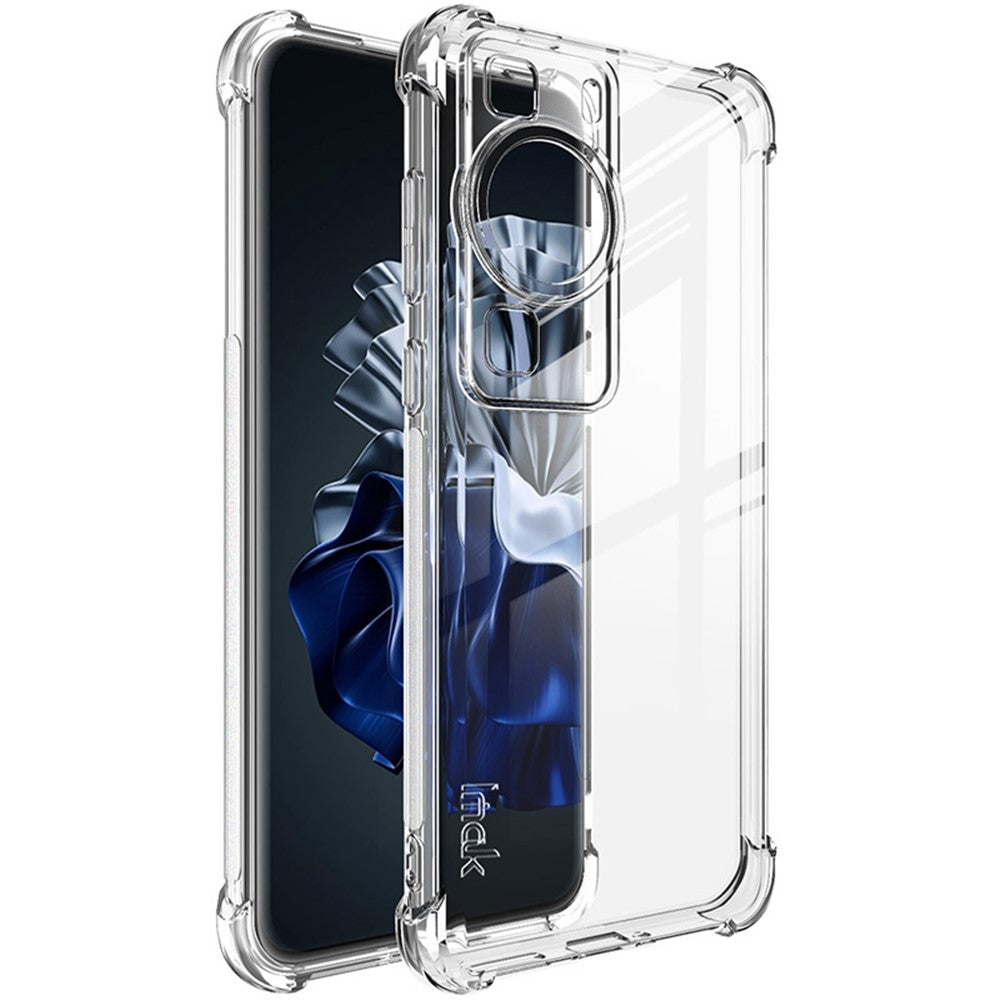 IMAK mobilskal till Huawei P60 Pro / P60 Stötdämpande Airbag Genomskinligt TPU Mobilskal
