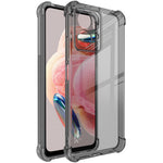 IMAK För Xiaomi Redmi Note 12 4G Stötsäker Airbag Genomskinligt mobilskal Mjukt TPU Bakskyddande Skal