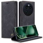CASEME 013 Series For Oppo Find X6 Pro PU Leather Wallet Phone Case Shockproof Flip Stand Phone Shell