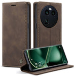 CASEME 013 Series For Oppo Find X6 Pro PU Leather Wallet Phone Case Shockproof Flip Stand Phone Shell