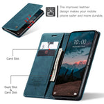 CASEME 013-serien för Xiaomi Redmi Note 12 4G PU-läderfodral med stativ, fallskyddande plånboksfodral
