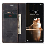 CASEME 013-serien för Xiaomi 13 5G PU-läderfodral i stativ, skyddande plånboksfodral