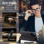 CASEME 013-serien för Xiaomi 13 5G PU-läderfodral i stativ, skyddande plånboksfodral