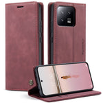 CASEME 013 Series For Xiaomi 13 5G PU Leather Stand Phone Case Protective Wallet Cover
