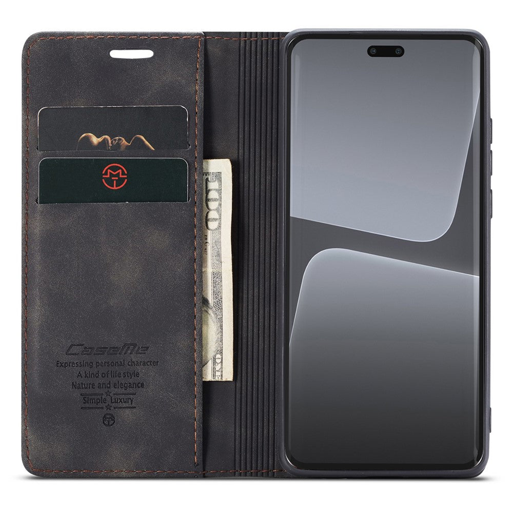 CASEME 013 Series For Xiaomi 13 Lite / Civi 2 5G Phone Wallet Case Stand Leather Cover