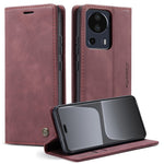 CASEME 013 Series For Xiaomi 13 Lite / Civi 2 5G Phone Wallet Case Stand Leather Cover