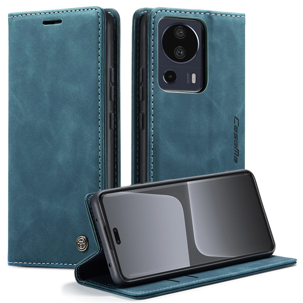 CASEME 013 Series For Xiaomi 13 Lite / Civi 2 5G Phone Wallet Case Stand Leather Cover
