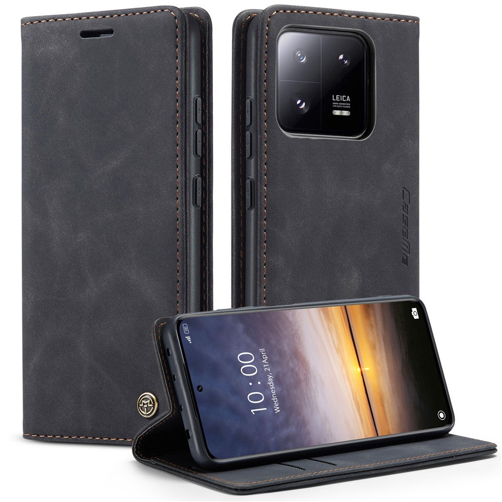 CASEME 013 Series For Xiaomi 13 Pro 5G Wallet Stand Phone Case Phone Leather Cover