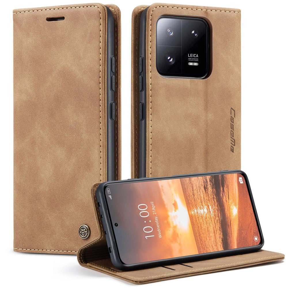 CASEME 013 Series For Xiaomi 13 Pro 5G Wallet Stand Phone Case Phone Leather Cover