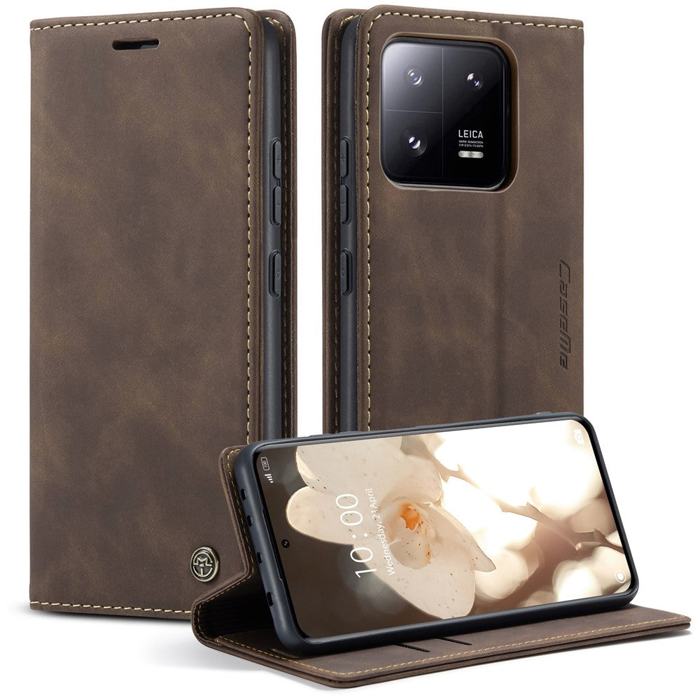 CASEME 013 Series For Xiaomi 13 Pro 5G Wallet Stand Phone Case Phone Leather Cover