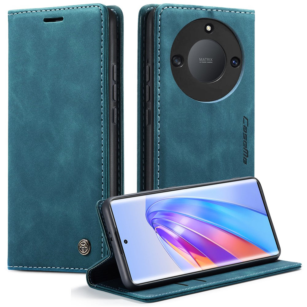 CASEME 013 Series For Honor X40 5G / X9a 5G / Magic5 Lite 5G Phone Case PU Leather Wallet Stand Cover