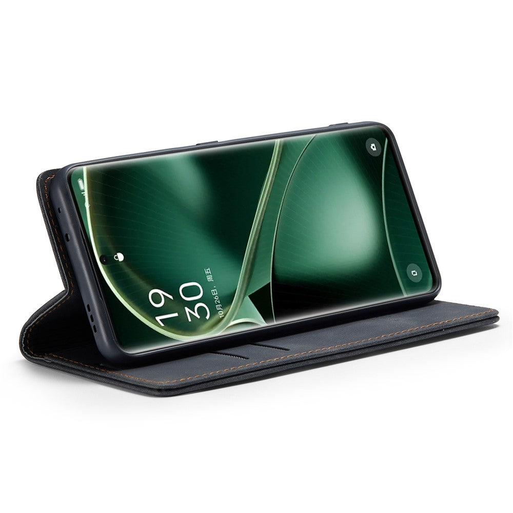 CASEME 013 Series For Oppo Find X6 PU Leather Phone Case Wallet Stand Protective Cover