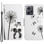 For Xiaomi Redmi Note 12 4G PU Leather Flip Cover Pattern Printing Protective Wallet Phone Case with Strap