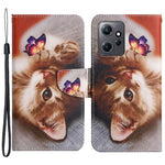 For Xiaomi Redmi Note 12 4G PU Leather Flip Cover Pattern Printing Protective Wallet Phone Case with Strap