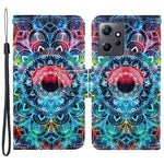 For Xiaomi Redmi Note 12 4G PU Leather Flip Cover Pattern Printing Protective Wallet Phone Case with Strap