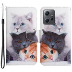 For Xiaomi Redmi Note 12 4G PU Leather Flip Cover Pattern Printing Protective Wallet Phone Case with Strap