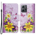 For Xiaomi Redmi Note 12 4G PU Leather Flip Cover Pattern Printing Protective Wallet Phone Case with Strap