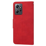 For Xiaomi Redmi Note 12 4G Solid Color PU Leather Phone Case Stand Wallet Flip Cover with Strap
