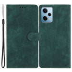 For Xiaomi Redmi Note 11 Pro 4G (Mediatek) / 11 Pro 5G (Qualcomm) / 12 Pro 4G Solid Color Leather Wallet Cover Skin-touch Stand Phone Case